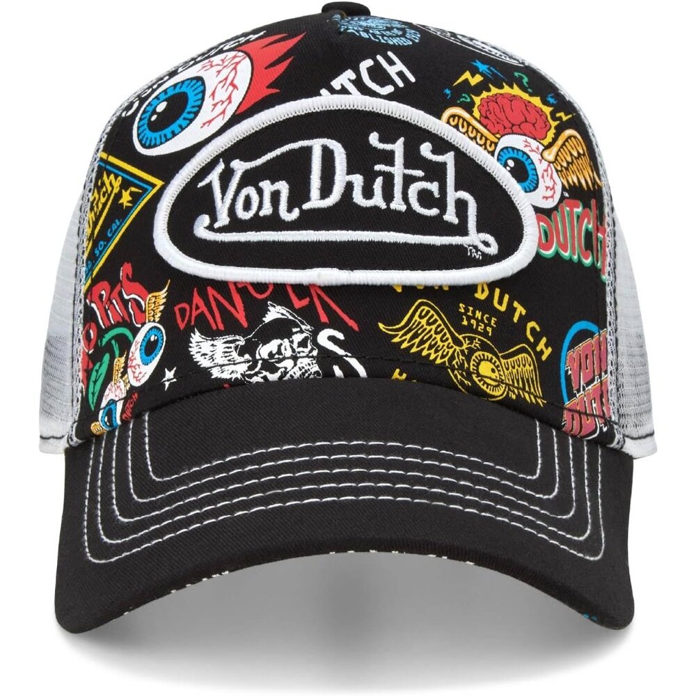 Monogram Trucker Cap Mesh Back Adjustable Snapbac… - image 7